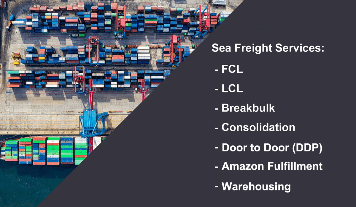 Sea Freight Services 海上輸送サービス