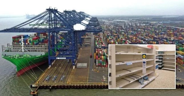 Workers at UKs container port Felixstowe plan 8-day strike-3 英国のコンテナ港フェリックストウの労働者が8日間のストライキ3を計画