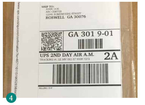Claim Process for Damaged Package to UPS-5 UPS-5 への破損した荷物の請求プロセス