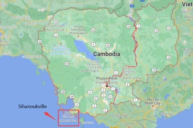Ports in Southeast Asia-Cambodia 東南アジア - カンボジアの港