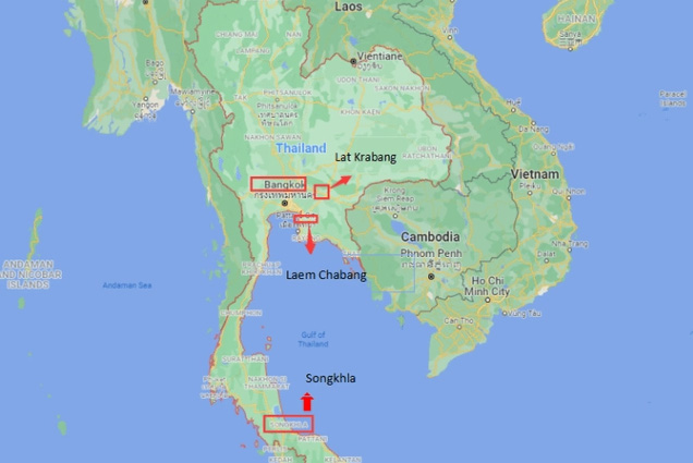 Ports in Southeast Asia-Thailand 東南アジア - タイの港