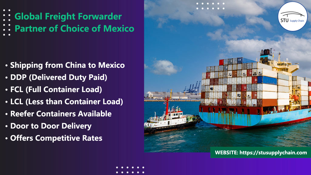 Shipping from China to Mexico 中国からメキシコへの配送