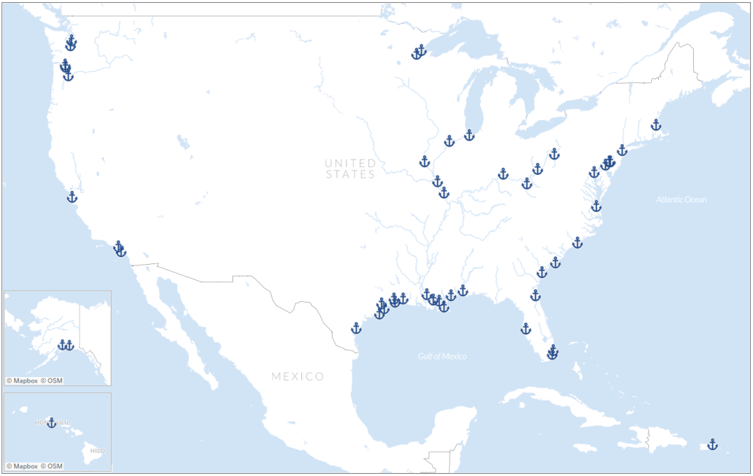 Overview of U.S. Ports and China-USA Shipping 米国の港と中国-米国間輸送の概要