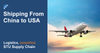 DDP 航空貨物フォワーダー 深セン香港広州から米国へ Amazon Fba 倉庫配送サービス 中国輸出入通関業者