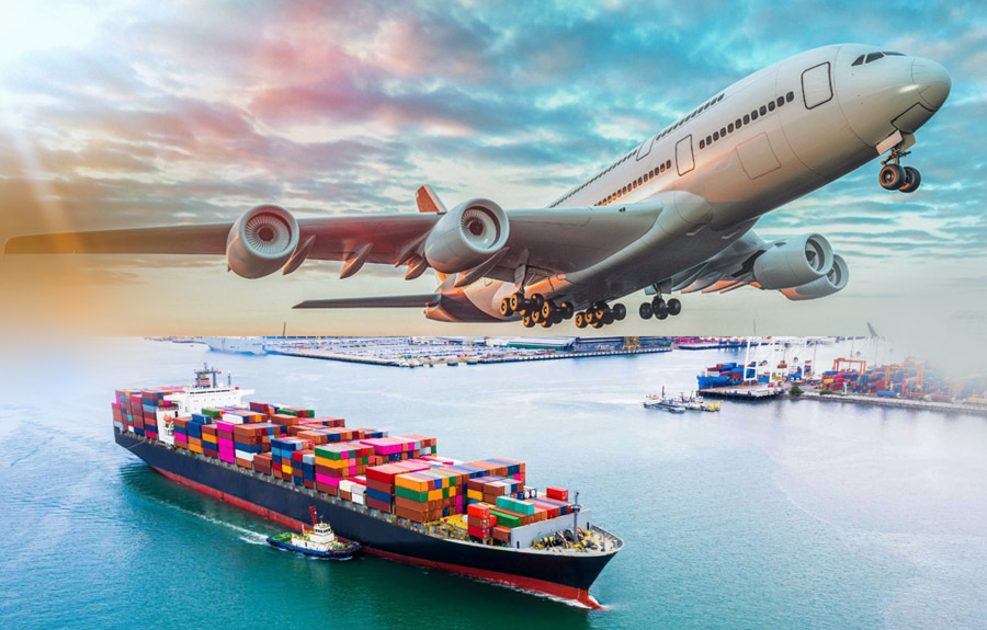 Air-freight-vs-Sea-Freight 航空貨物と船便の比較
